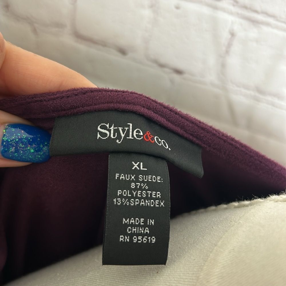 NWT STYLE & CO TOP - Picture 3 of 8